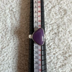 925 Sterling Silver sugilite ring